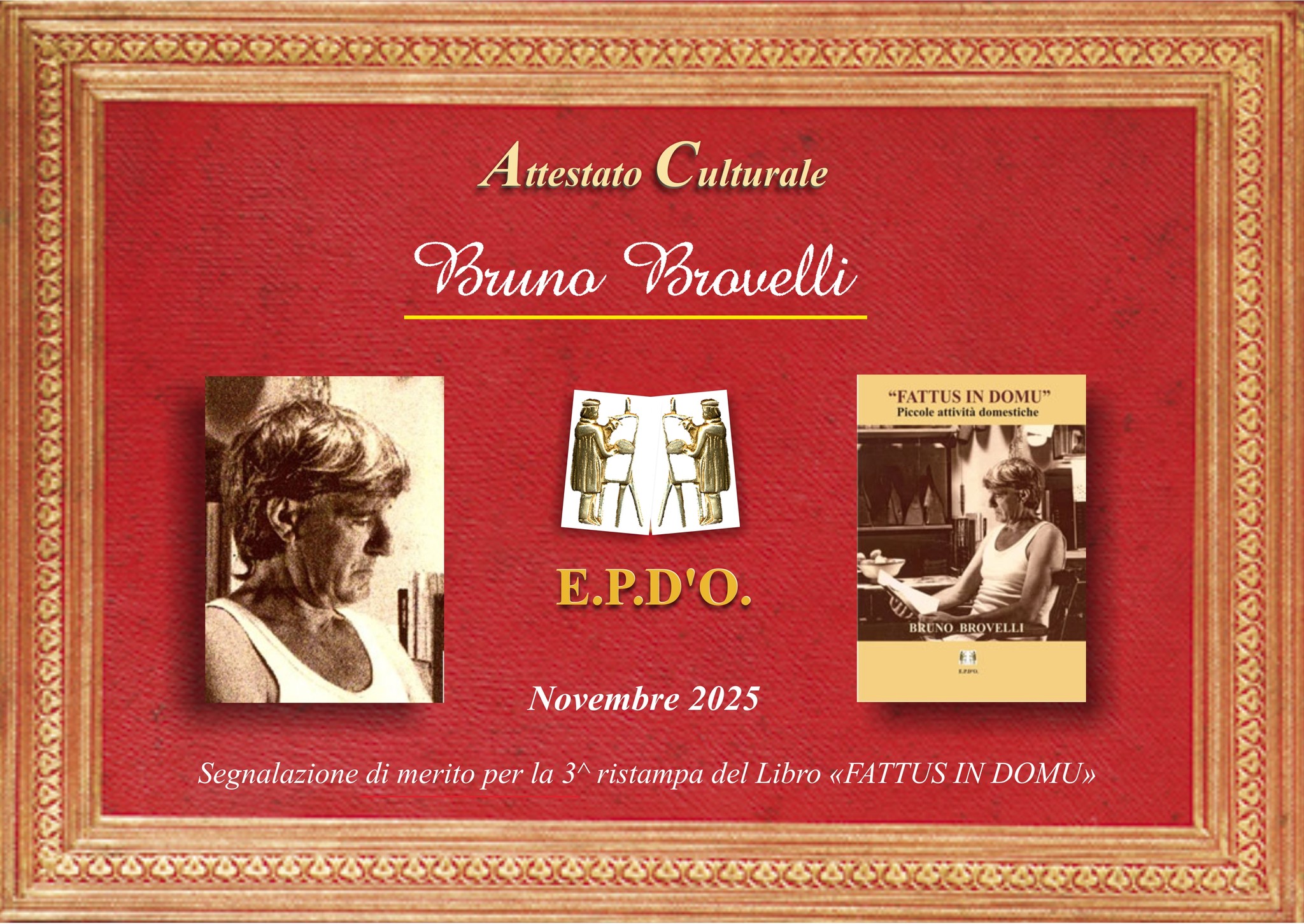 EPDO - Attestato Speciale Bruno Brovelli